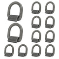 Heavy Duty Weld-On Forged D Ring, 4 Pack 3/4" D-Ring Trailer Tie Down Anchor for Trailer, Truck Cargo, RV, ATV Tiedowns, Farm Applications and More. MBS:26500 lbs