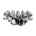 20 Pack Lug Nut Covers for Semi Trucks, 33mm by 2-1/2" Thread On Push-on Nut Cover Caps ABS Plastic Anti-Rust