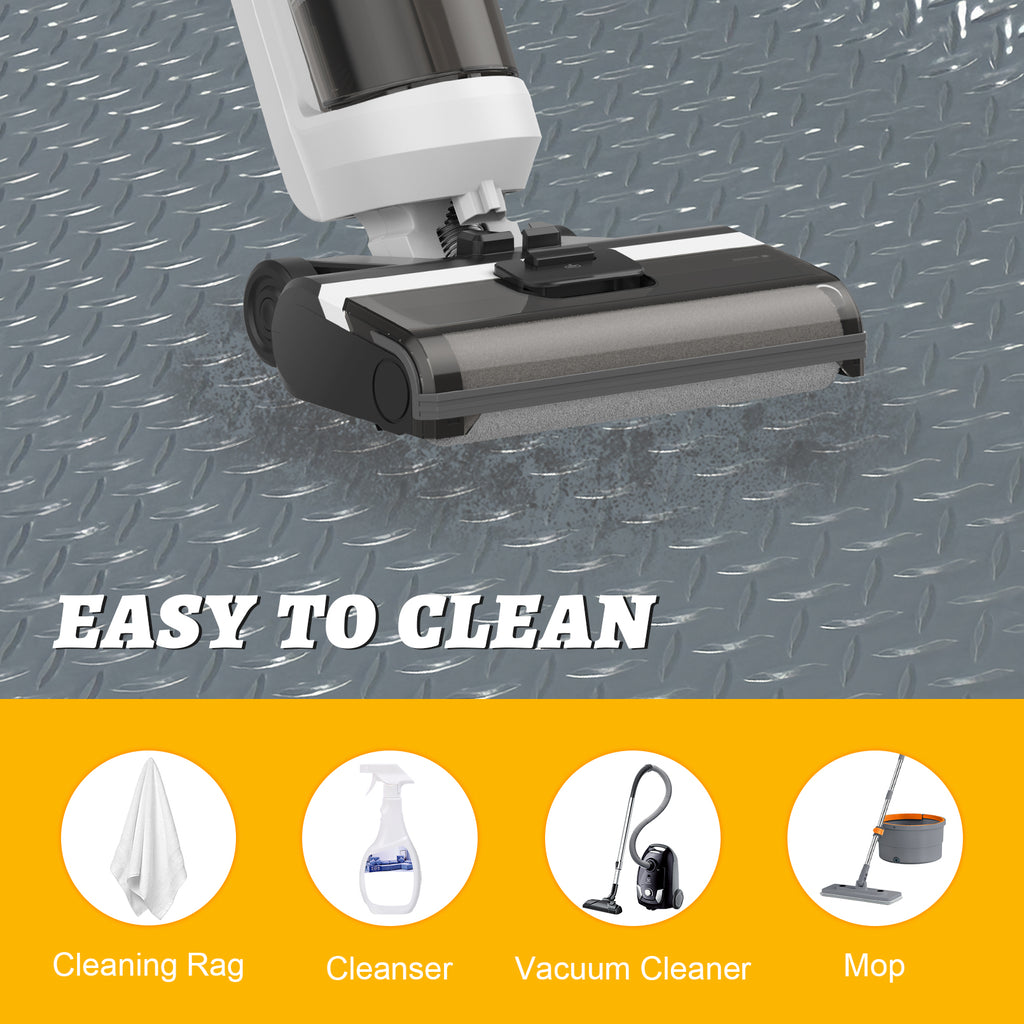 Grandroad auto 8x20 FT Garage Floor Mat, 2.8mm Thickened Flooring Roll for Under Car Diamond Plate PVC Rubber Mat with 20 Pcs Tapes, Non-Slip Floor Mat for Garage, Warehouse, Gyms, Trailer, Gray