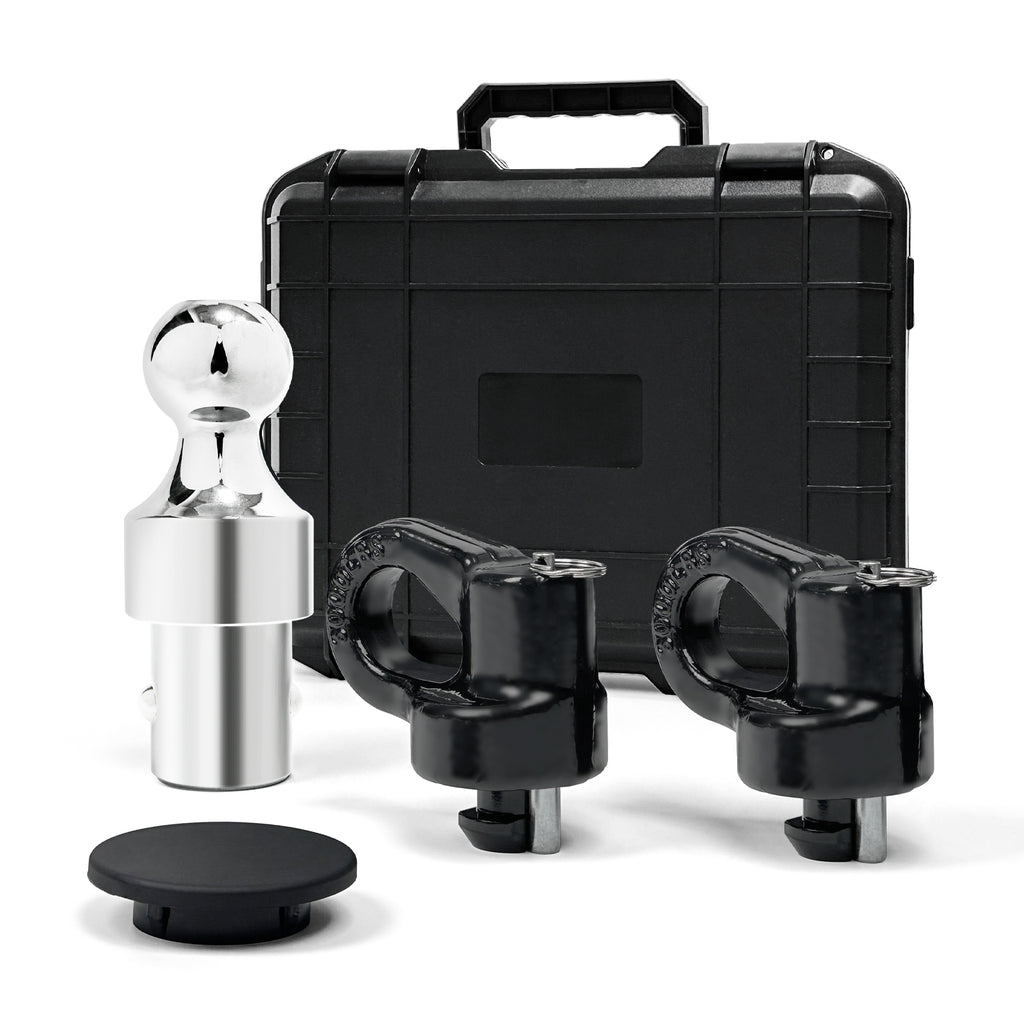 60692 Puck System Gooseneck Hitch Ball Kit, 38K LBS GTW, Compatible with 2013-2026 Ford F250 F350 F450, 2016-2026 Chevrolet Silverado, GMC Sierra & Nissan Titan XD, 2-5/16 Inch Ball