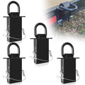 Stake Pocket D Ring for Trailer 1/2" Hitch Pin 4 Holes, 18,000lbs Heavy Duty D-Ring Removable Tie Downs for for Utility Trailers, Flatbed Trucks(4 Pack)